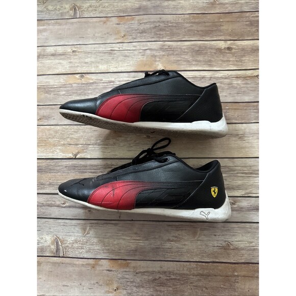 PUMA Ferrari R-Cat Mens Athletic Driving Shoes Size 13 Black Rosso Corsa main image 10